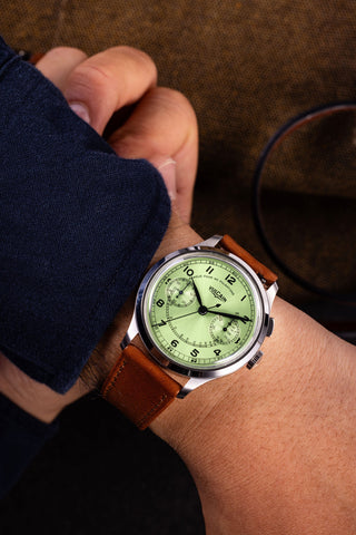 Vulcain Monopusher Green 650167A98