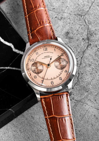 Vulcain Monopusher Salmon