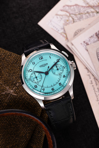 Vulcain Monopusher Turquoise 650167A38