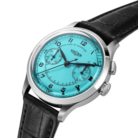 Vulcain Monopusher Turquoise 650167A38