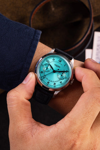 Vulcain Monopusher Turquoise 650167A38