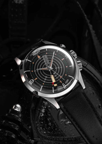 Vulcain Nautical - Black Beige Patina - Plexiglass