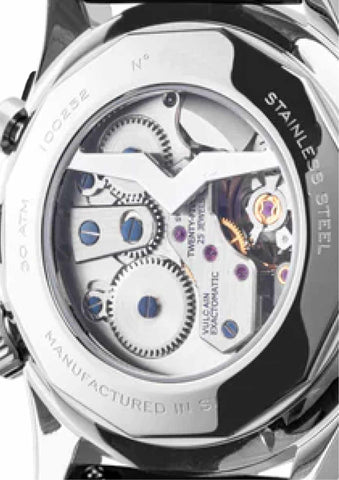 Vulcain Nautical - Black Beige Patina - Plexiglass