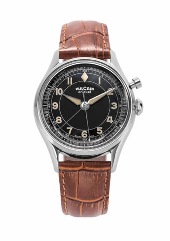 Vulcain Cricket Classique 39 Black-Khaki