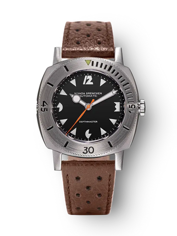 Nivada Grenchen Depthmaster - White Pacman 14102A