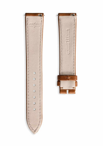Armband - Vulcain Lederband Braun, 20mm