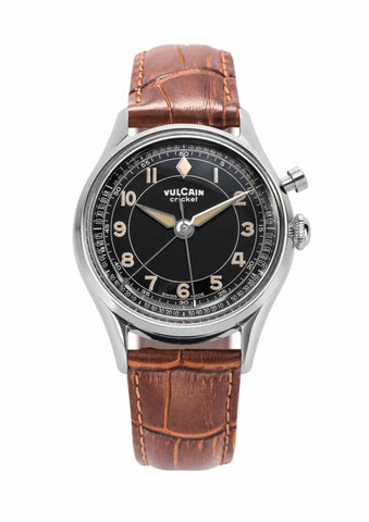 Vulcain Cricket Classique 36 Black-Khaki