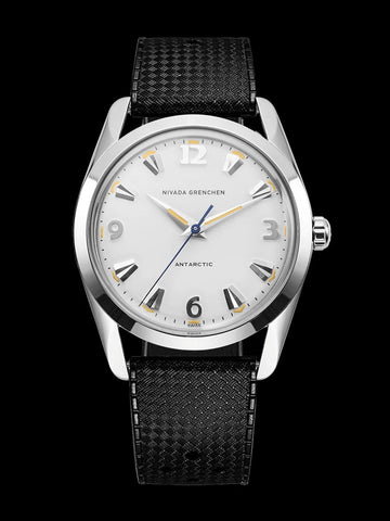 Nivada Grenchen Antarctic 35mm White - White Lume 35005M