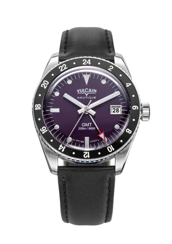 Vulcain Skindiver Nautique GMT Purple Limited Edition 680174A17
