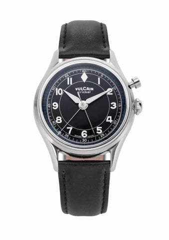 Vulcain Cricket Classique 36 Black-White-Blue