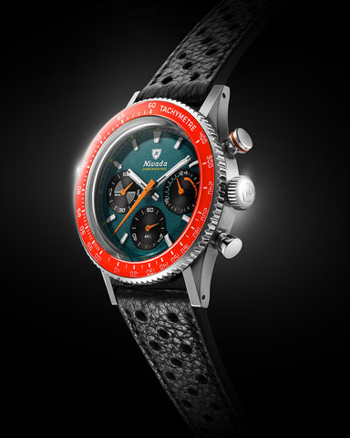 Nivada Grenchen Chronoking Mecaquarz Racing Green 87051Q