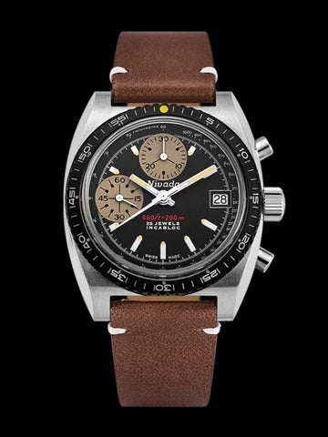 Nivada Grenchen Chronosport Yellow 77001A