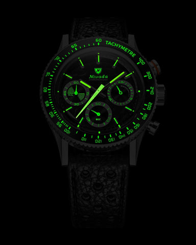 Nivada Grenchen Chronoking Mecaquarz Racing Black 87048Q