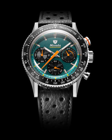 Nivada Grenchen Chronoking Mecaquarz Racing Green 87051Q