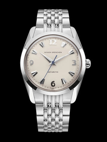 Nivada Grenchen Antarctic 35mm Eggshell - Beige Lume 35001M