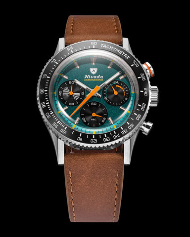 Nivada Grenchen Chronoking Mecaquarz Racing Green 87051Q