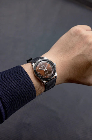 Vulcain Skindiver Nautique Brown