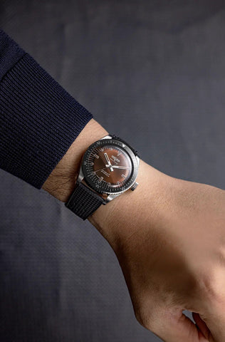 Vulcain Skindiver Nautique Brown