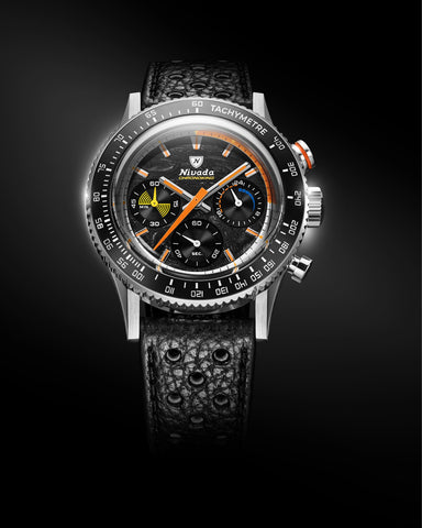 Nivada Grenchen Chronoking Mecaquarz Racing Carbon 87049Q