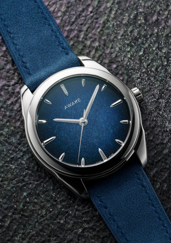 Awake Son Mai Silver Leaf Vignette Moonlight Blue