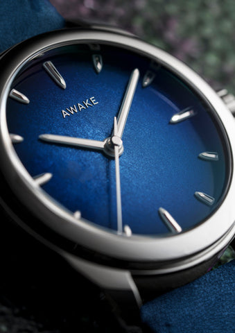 Awake Son Mai Silver Leaf Vignette Moonlight Blue