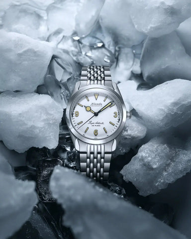 Nivada Grenchen Super Antarctic White 3.6.9 - Beige Luminova 32066A