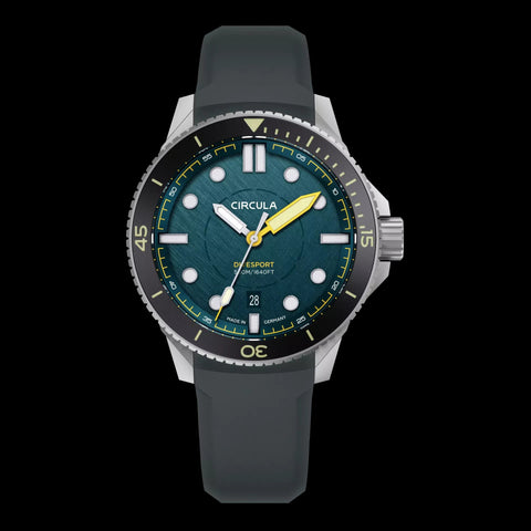 Circula DiveSport Titan Petrol-Schwarz