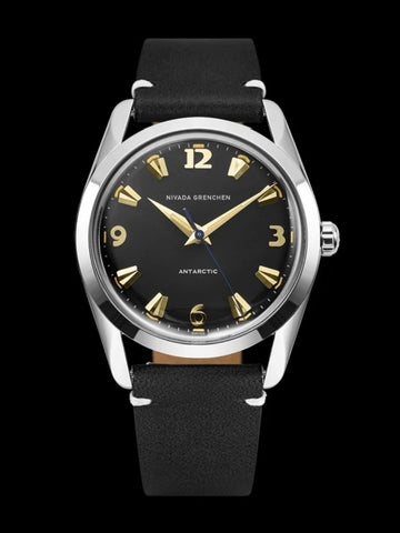 Nivada Grenchen Antarctic 35mm Black - Beige Lume 35017M