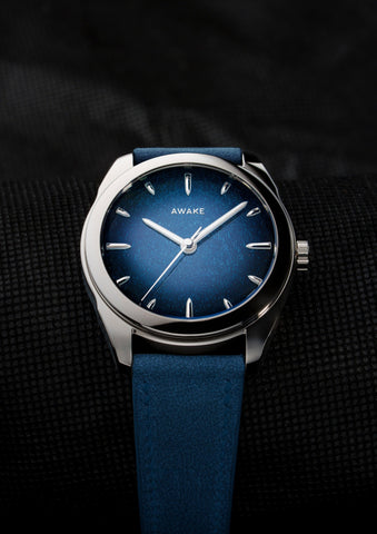 Awake Son Mai Silver Leaf Vignette Moonlight Blue