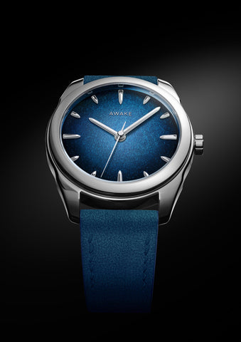 Awake Son Mai Silver Leaf Vignette Moonlight Blue