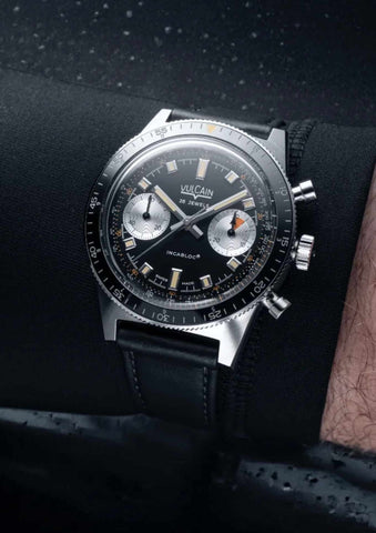 Vulcain Skindiver Chronograph Black 590176A07