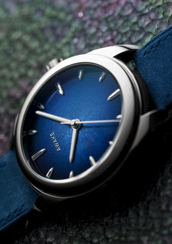 Awake Son Mai Silver Leaf Vignette Moonlight Blue