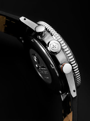 Nivada Grenchen Chronoking Mecaquarz Racing Blue 87050Q