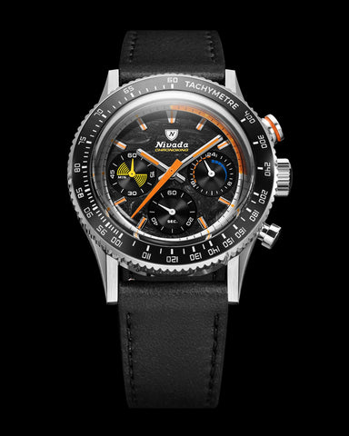 Nivada Grenchen Chronoking Mecaquarz Racing Carbon 87049Q