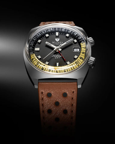 Nivada Grenchen Antarctic GMT Black 32043A