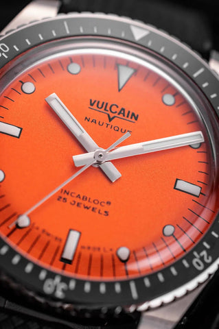 Vulcain Skindiver Nautique Orange