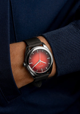 Awake Son Mai Silver Leaf Vignette Carmine Red