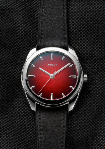 Awake Son Mai Silver Leaf Vignette Carmine Red