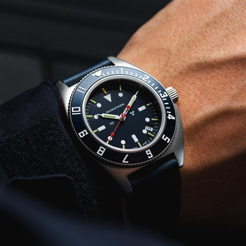 MARATHON Blue Yonder SSNAV-D Steel Navigator Quarz WW194013SS