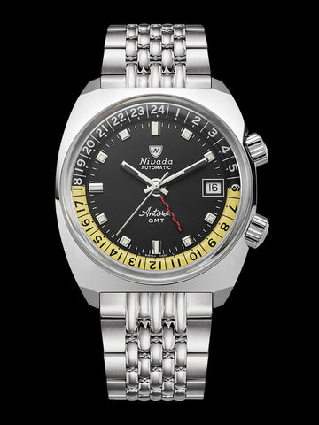 Nivada Grenchen Antarctic GMT Black 32043A