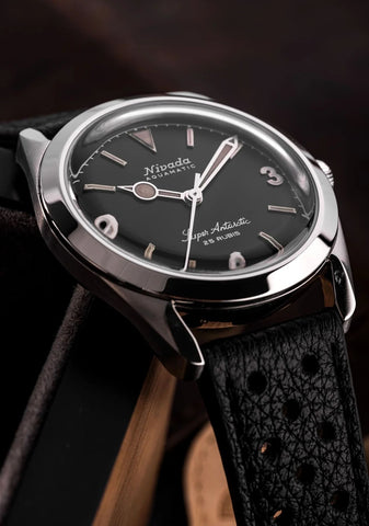 Nivada Grenchen Antarctic 3.6.9 Black Vintage 32032A