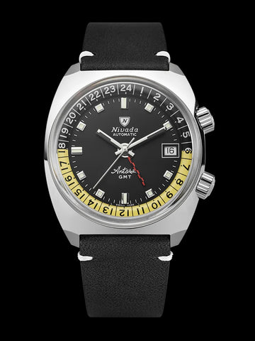 Nivada Grenchen Antarctic GMT Black 32043A