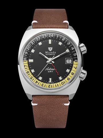Nivada Grenchen Antarctic GMT Black 32043A