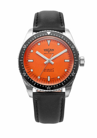 Vulcain Skindiver Nautique Orange
