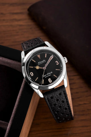 Nivada Grenchen Antarctic 3.6.9 Black Vintage 32032A