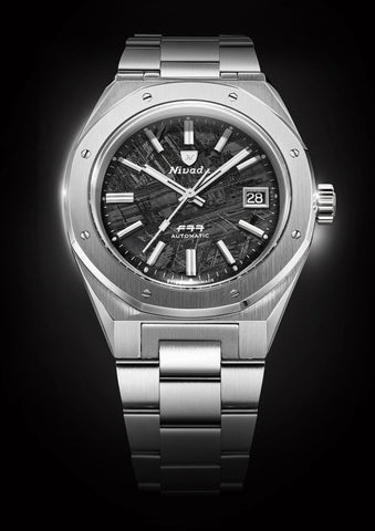 Nivada Grenchen F77 Blue 41mm Date 69041A77B