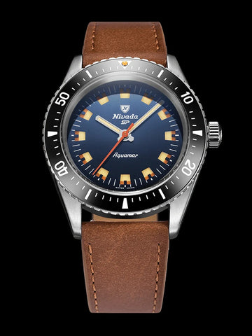 Nivada Grenchen Aquamar Blue 32074A