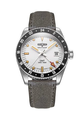 Vulcain Skindiver Nautique GMT White 680174A57