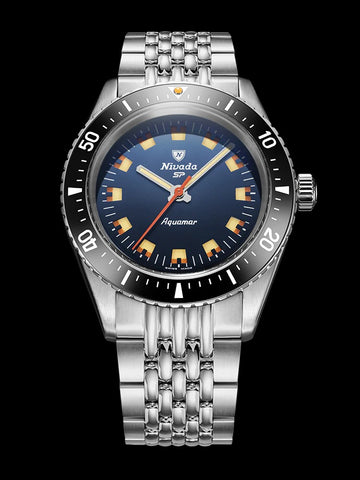 Nivada Grenchen Aquamar Blue 32074A