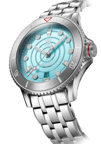 Second Hour Gin Clear Ripple Pale Aqua Limited Edition